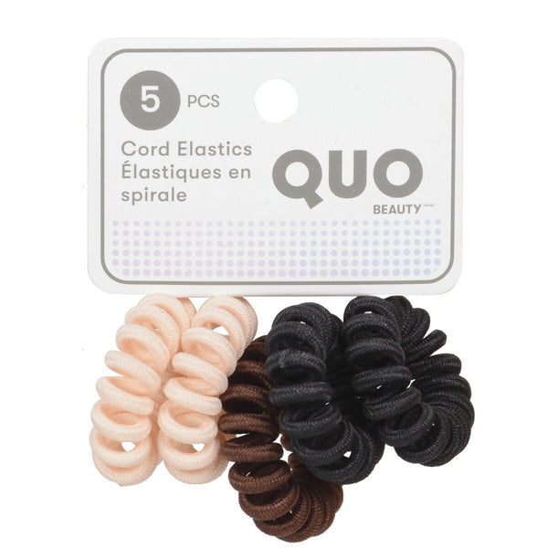 Elásticos para el Pelo en Espiral de Tela Quo Beauty