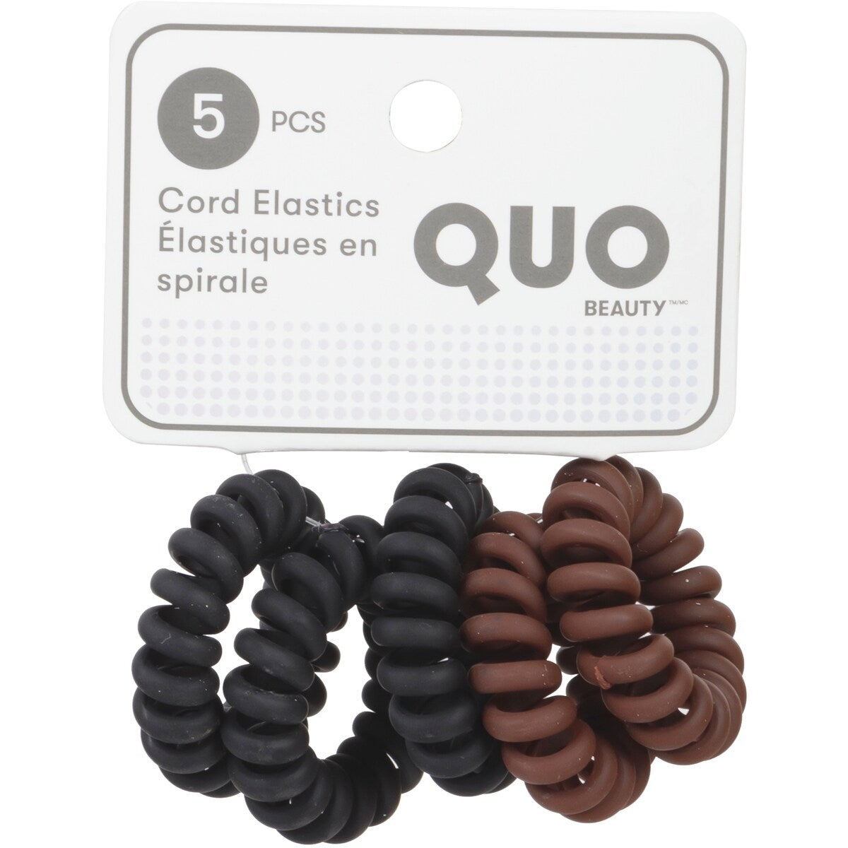 Elásticos Espirales de Goma para el Pelo Quo Beauty
