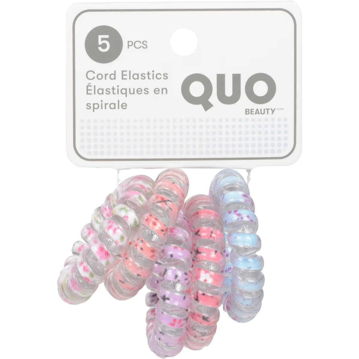 Elásticos para el Pelo en Espiral con Flores Quo Beauty