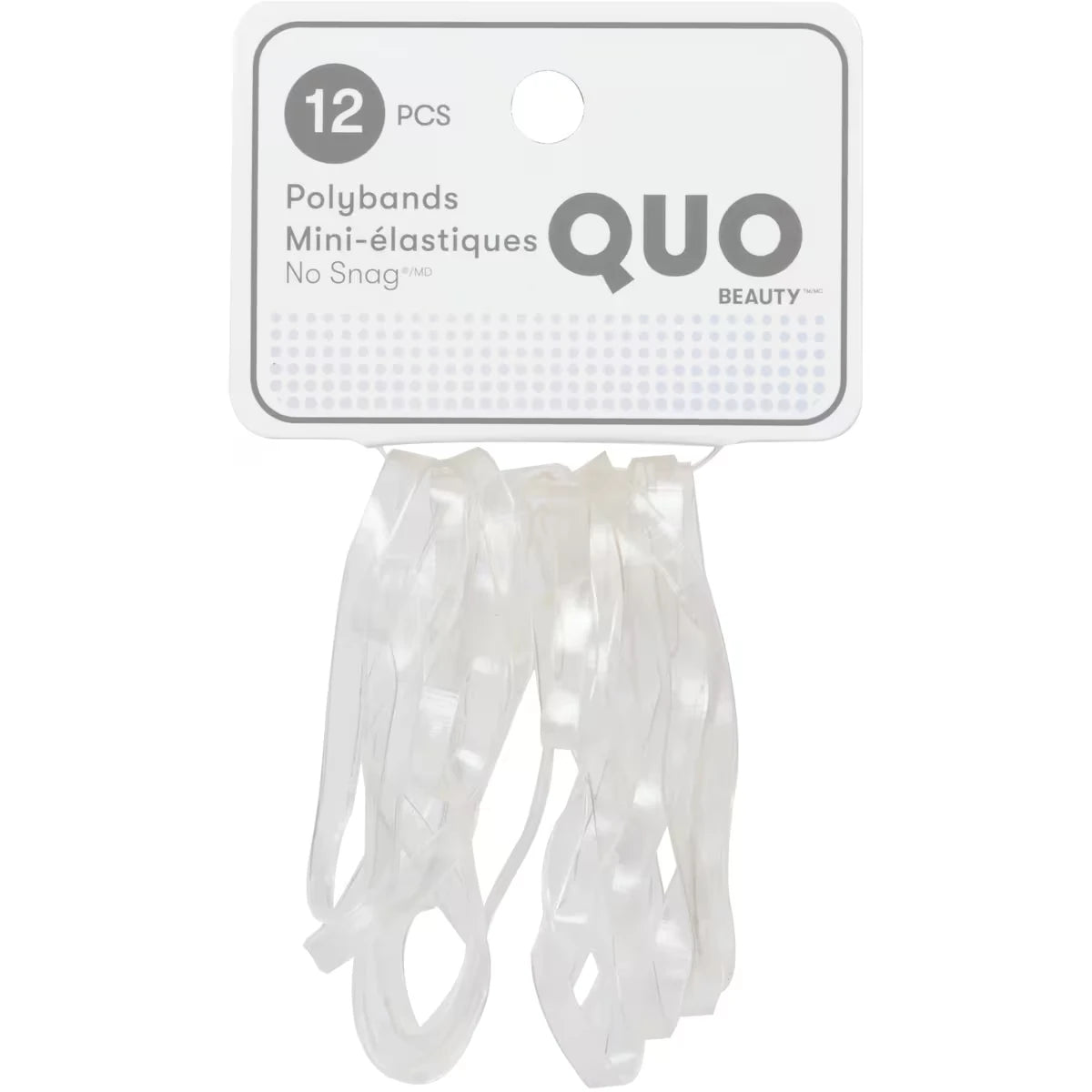 Elásticos para el Pelo Grandes Transparentes Quo Beauty