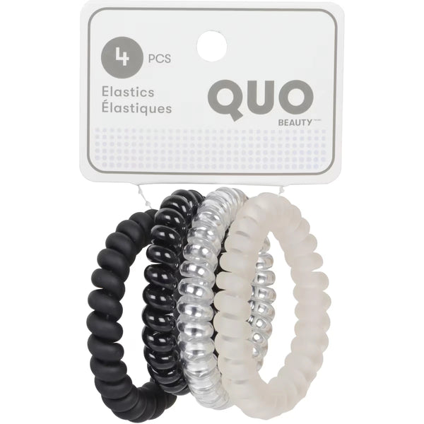 Elásticos para el Pelo en Espiral Escarchados Quo Beauty