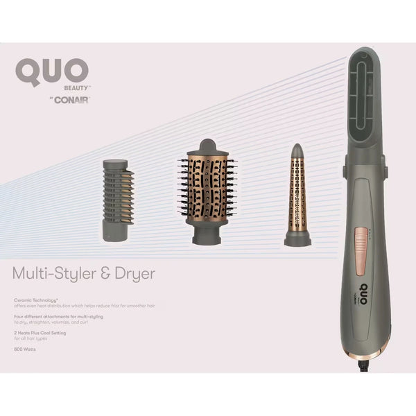 Plancha Multifunción y Secador de Pelo Quo Beauty