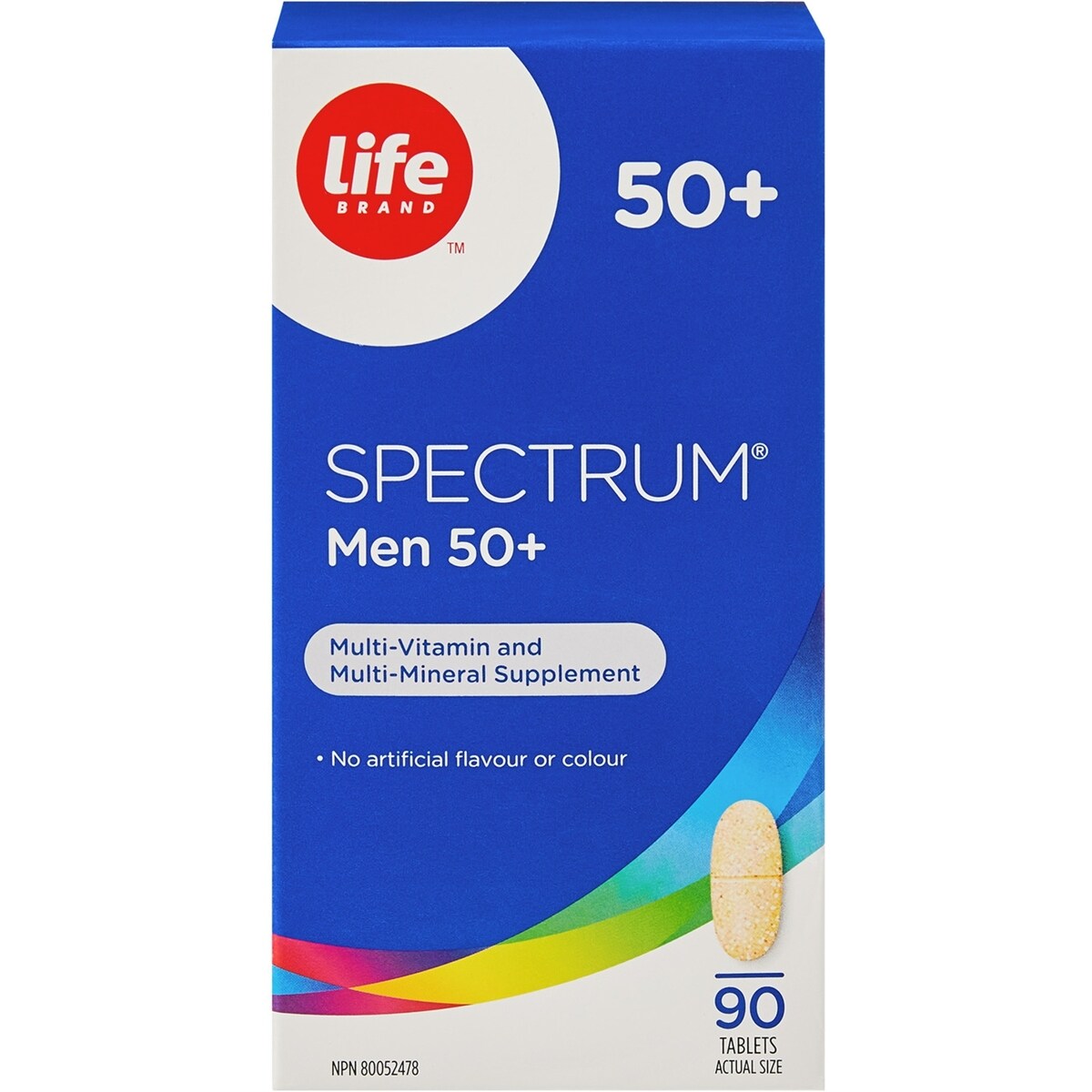 Multivitamínico Spectrum Hombres 50+ Life Brand