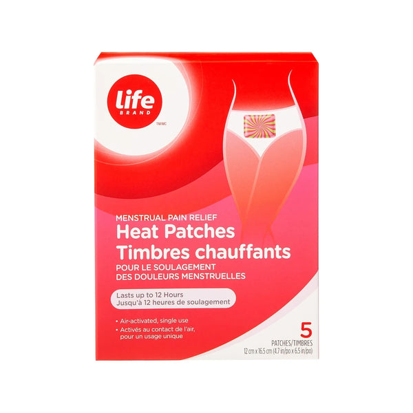 Toallas Higiénicas Parches Térmicos para el Alivio Life Brand