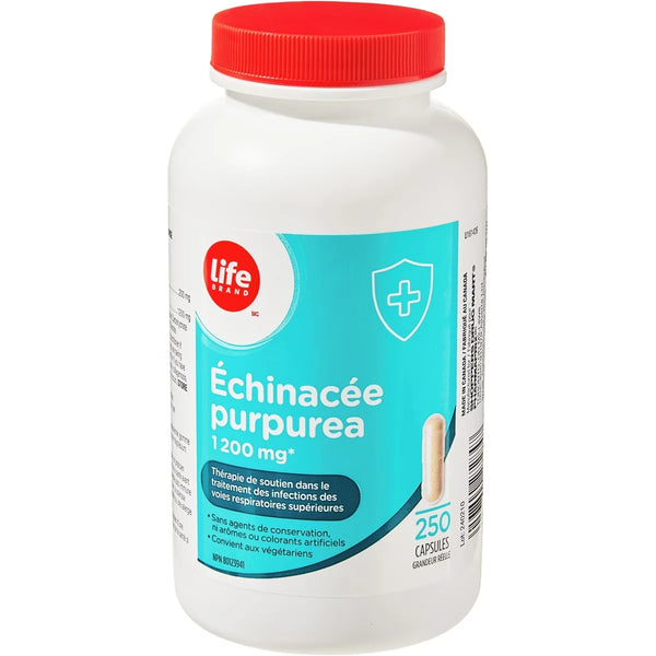 Suplemento Equinácea Purpúrea 1200 mg Life Brand