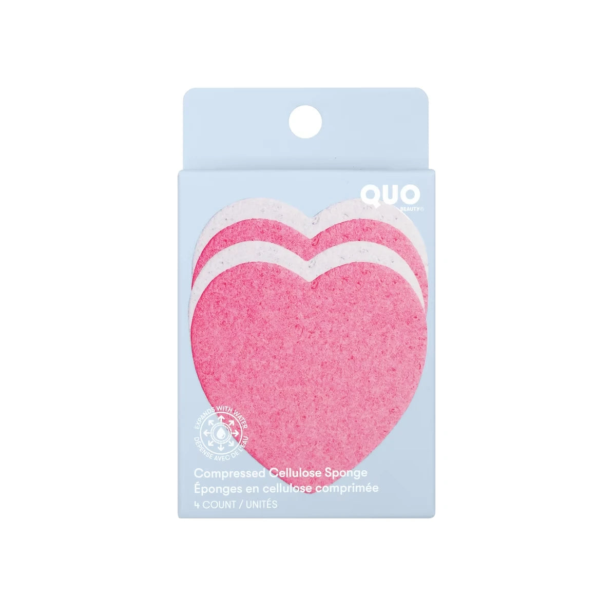 Esponjas de Celulosa Comprimida 4 un. Quo Beauty