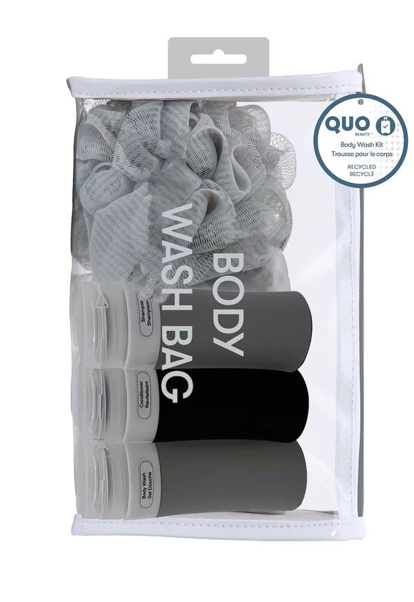 Gel de Baño Travel Bag -Grey Quo Beauty