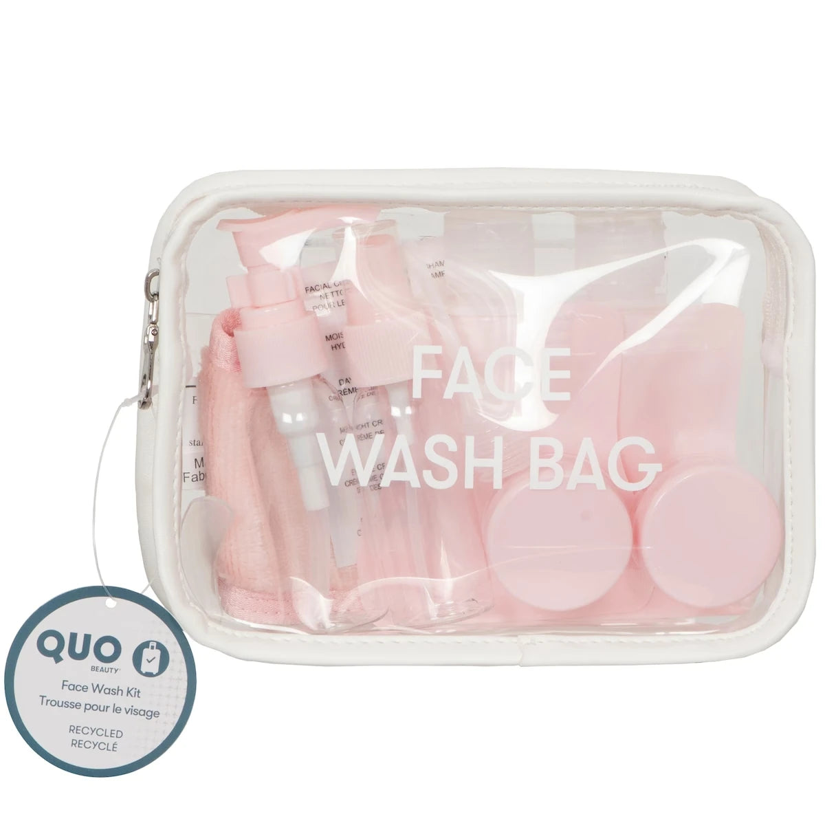 Limpiador Facial Travel Bag - Pink Quo Beauty