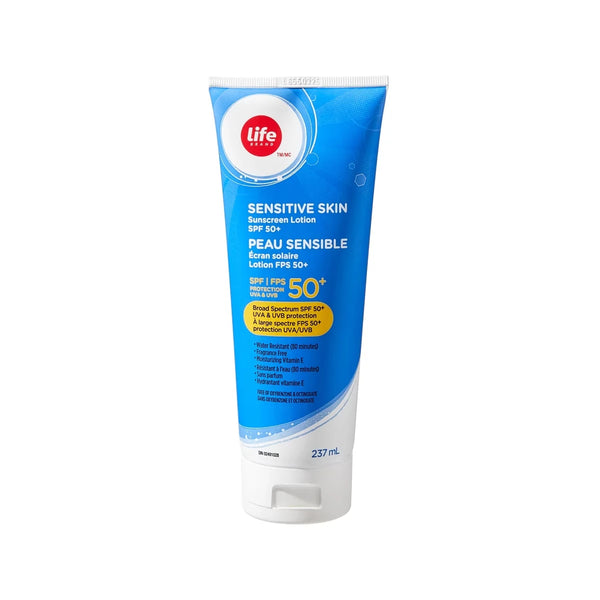 Protector Solar Piel Sensible Loción Fps 50 Life Brand