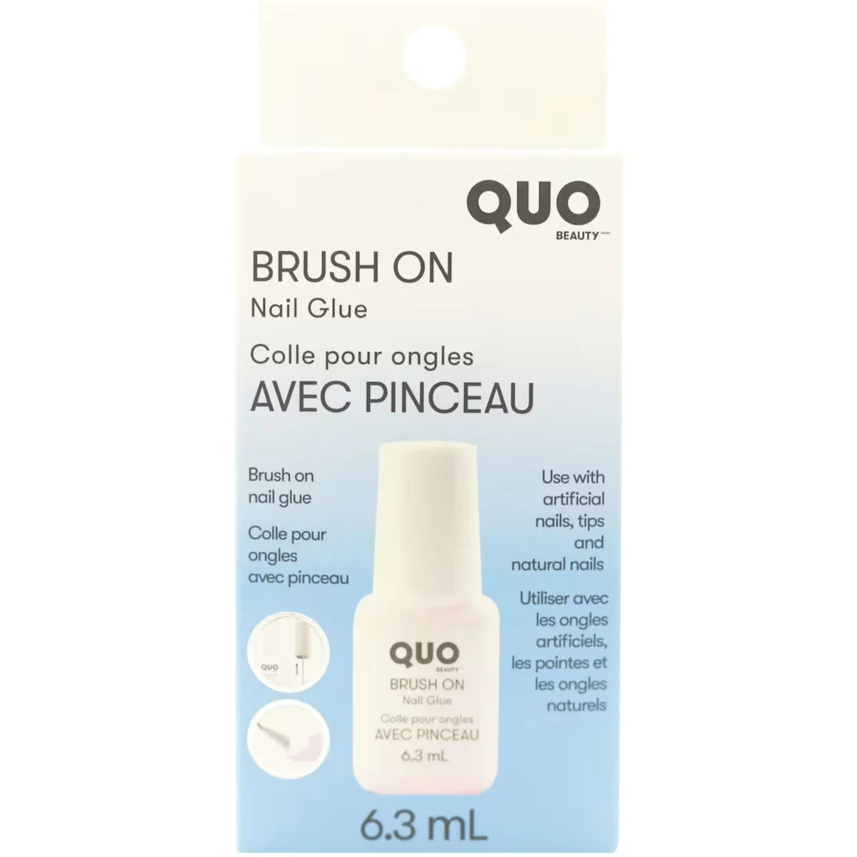 Pegamento para Uñas con Brocha Quo Beauty