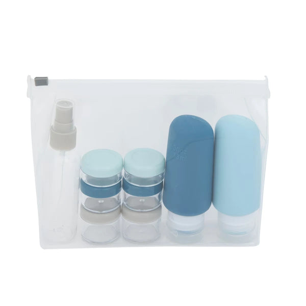 Set de Frascos y Potes 10 Unidades Quo Beauty