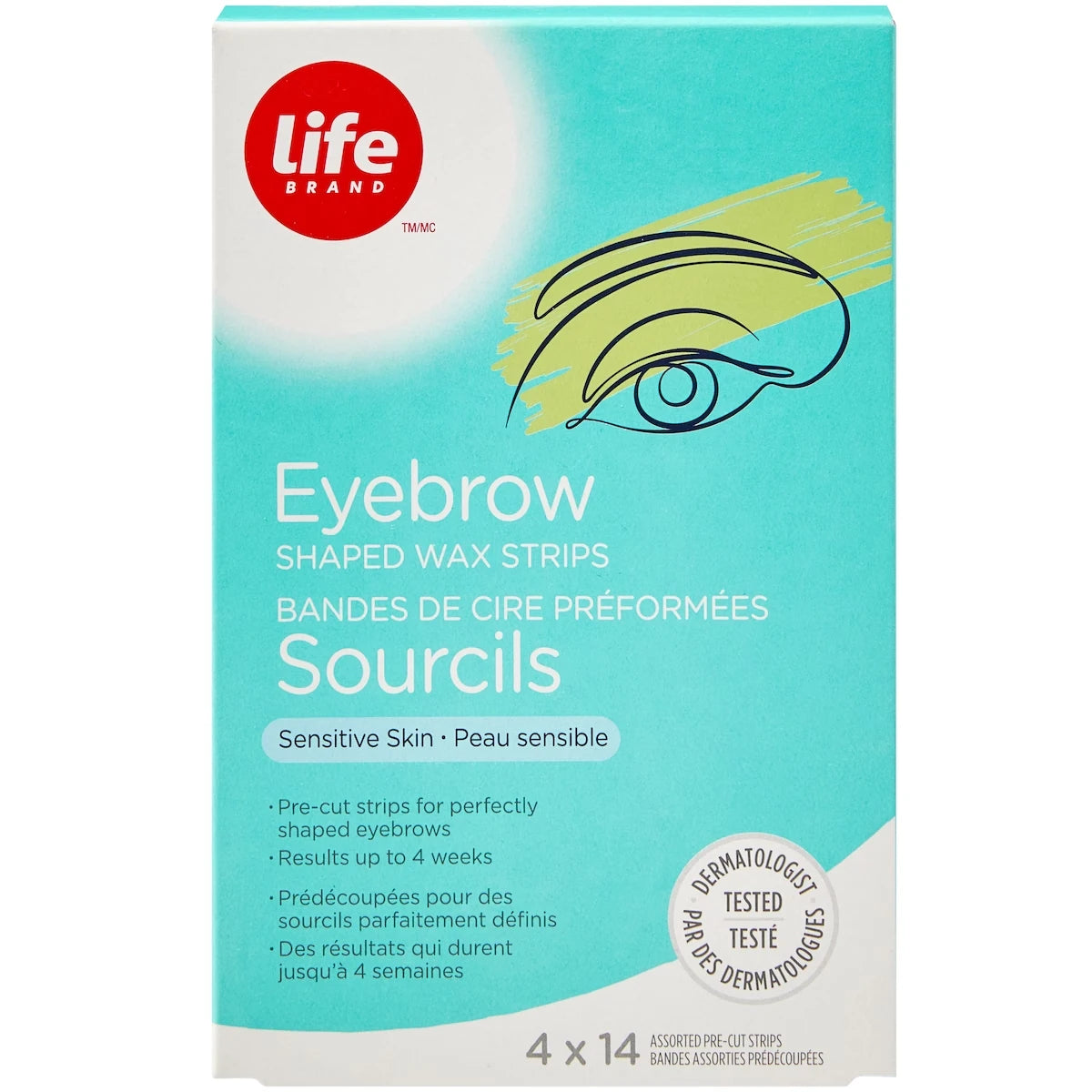 Bandas de Cera Preformadas para Cejas Life Brand