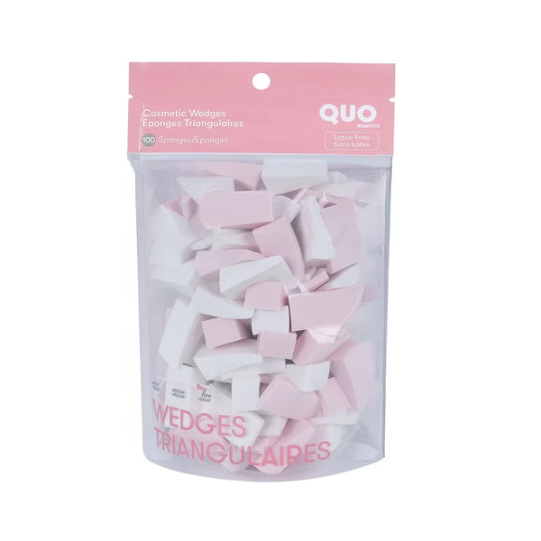 Esponjas Triangulares de Maquillaje 100 un. Quo Beauty