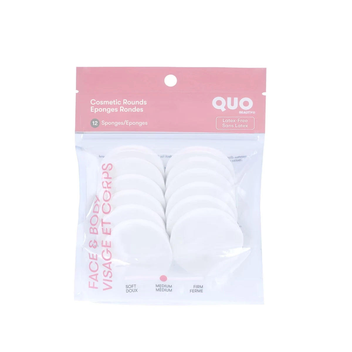 Esponjas Redondas de Maquillaje 12 u Quo Beauty