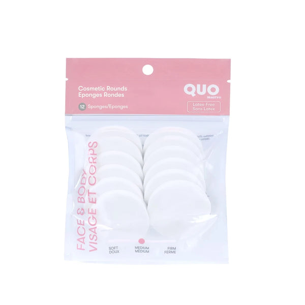 Esponjas Redondas de Maquillaje 12 u Quo Beauty