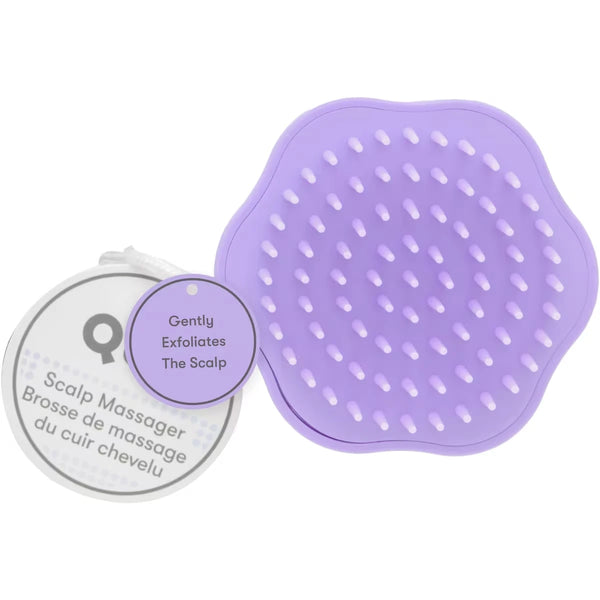 Mini Cepillo Masajeador de Cuero Cabelludo Violeta Quo Beauty