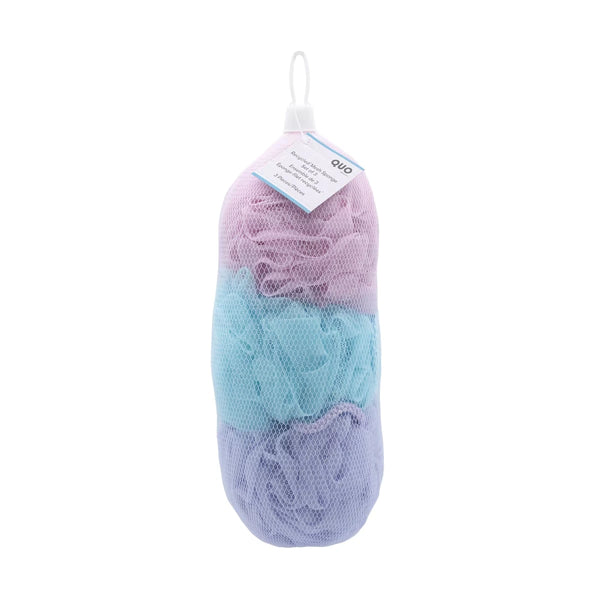 Set de 3 Esponjas de Malla Recicladas Quo Beauty