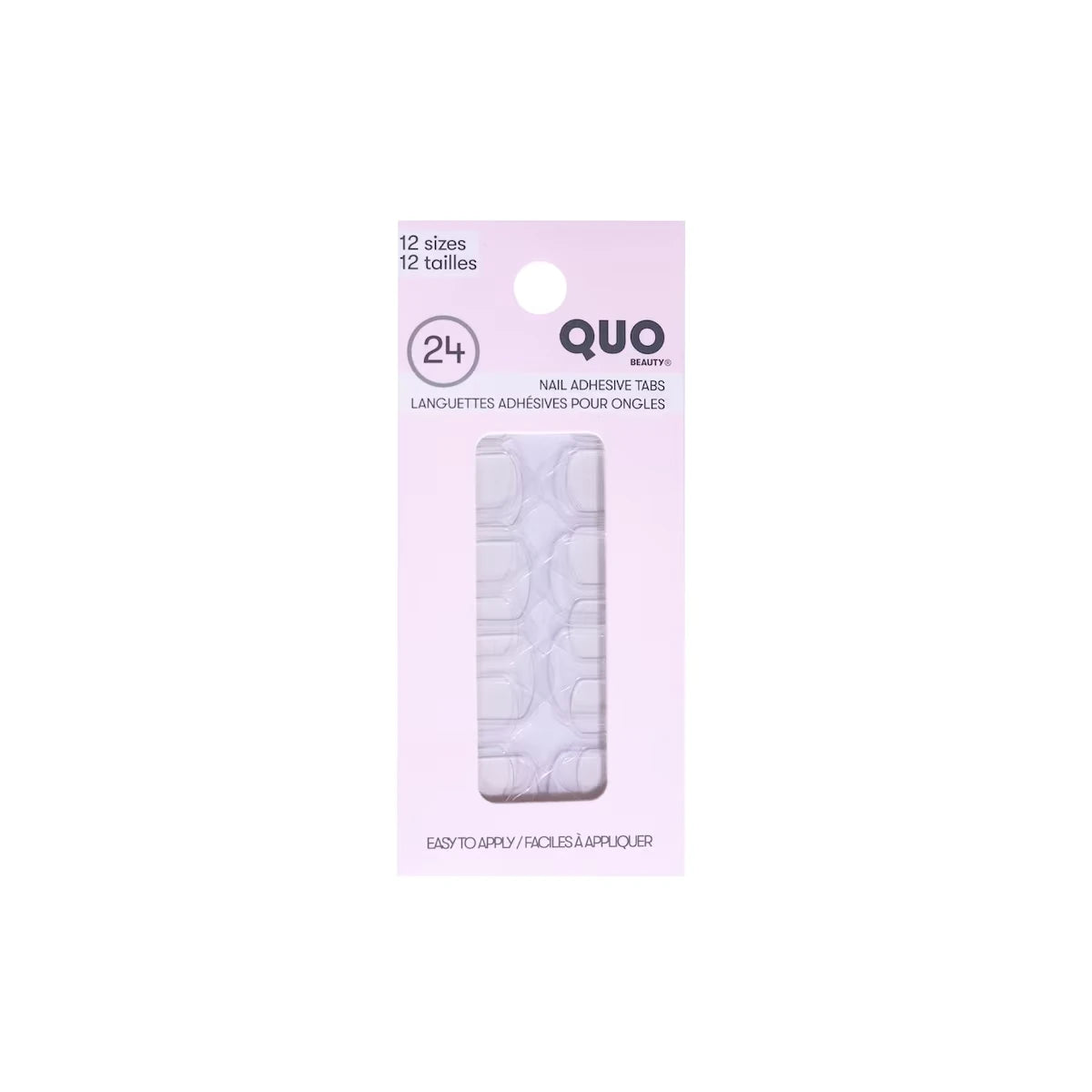 Adhesivos para Uñas Postizas 24 Unidades Quo Beauty