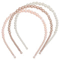 Cintillos con Perlas 3 unidades Quo Beauty
