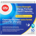 Cápsulas Líquidas para Alergias Extra Fuertes Life Brand