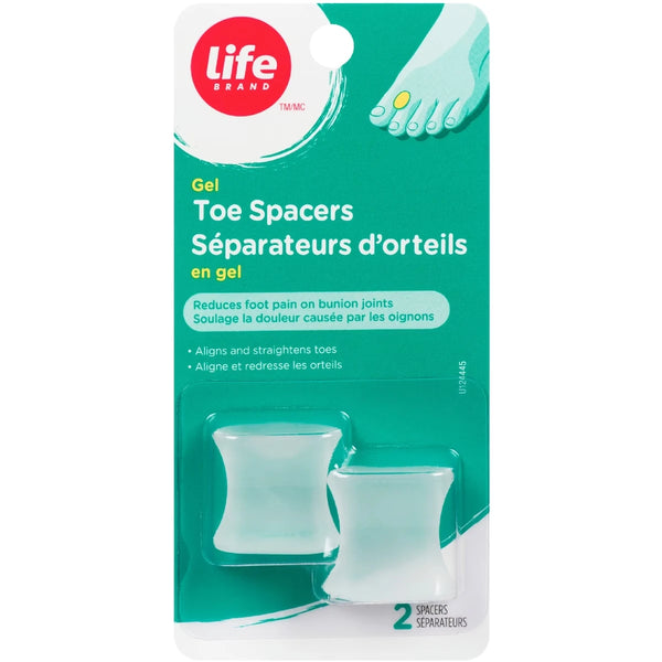 Separadores de Dedos del Pie en Gel Life Brand