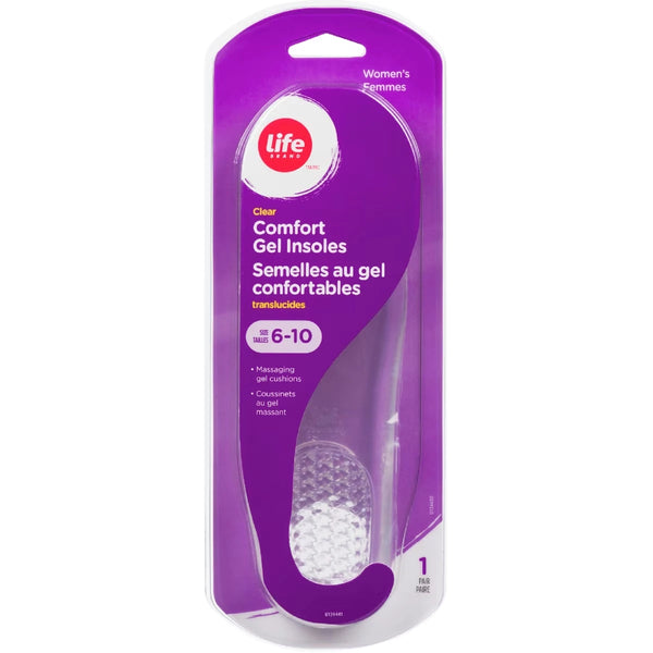 Plantillas de Gel Translúcidas para Mujer Life Brand