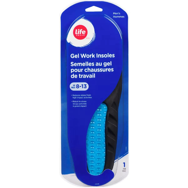 Plantillas de Gel para Calzado de Trabajo Hombre Life Brand