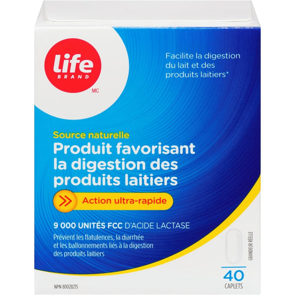 Suplemento Digestivo para Lácteos Acción Ultrarrápida Life Brand