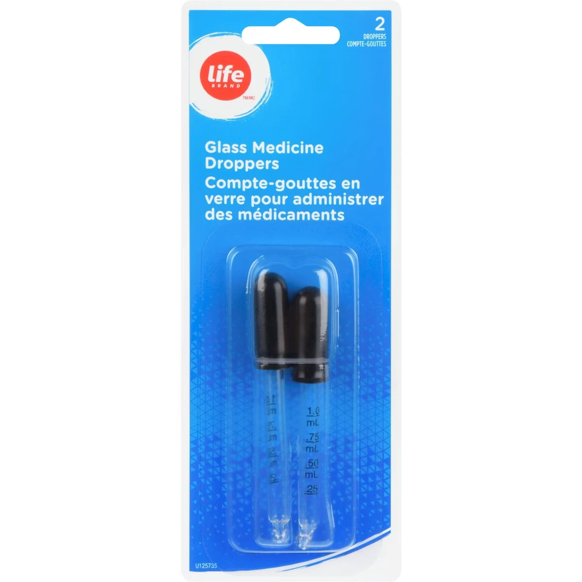 Cuentagotas de Vidrio Life Brand