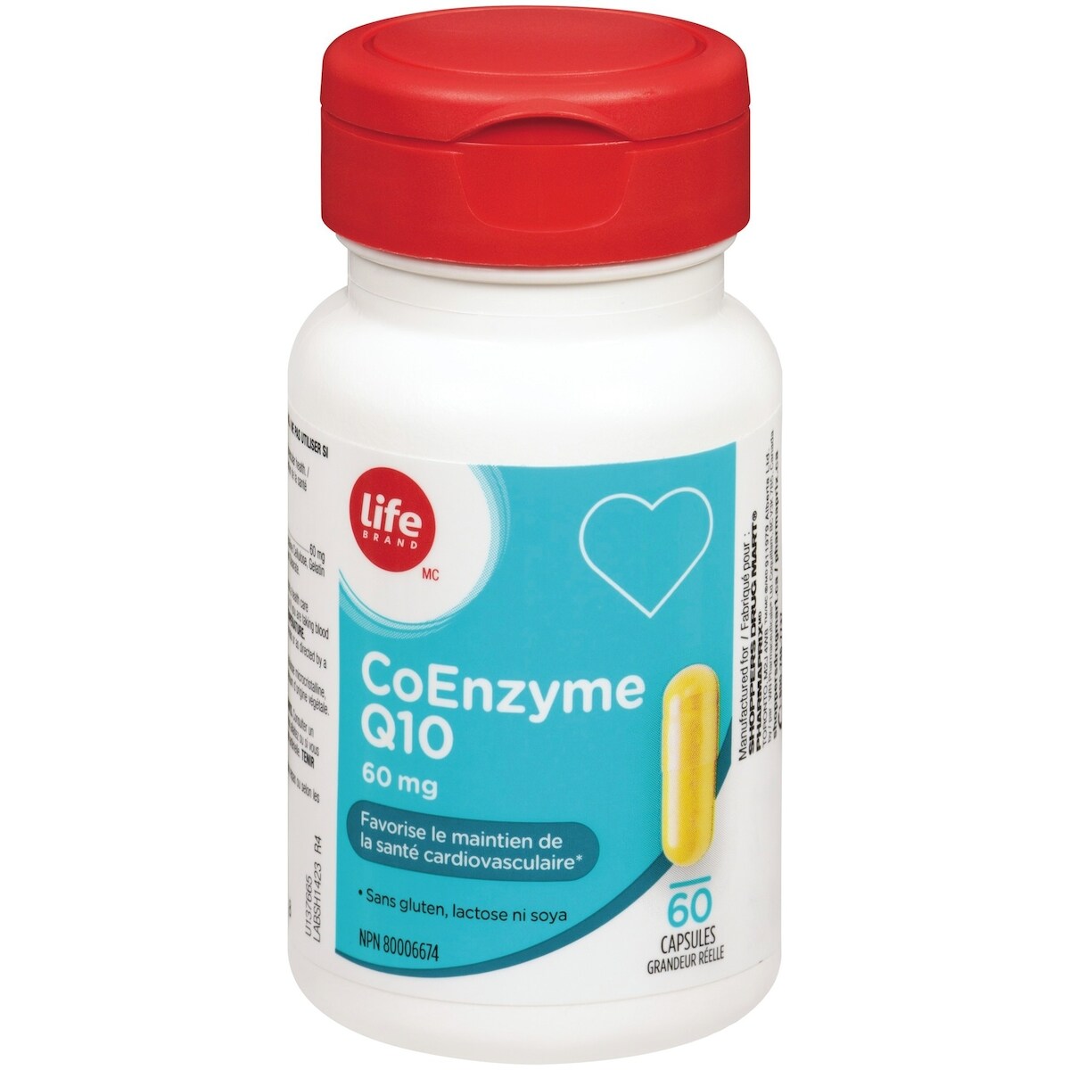 Suplemento Coenzima Q10 60 mg Life Brand