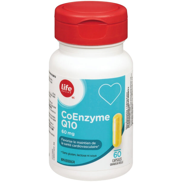 Suplemento Coenzima Q10 60 mg Life Brand
