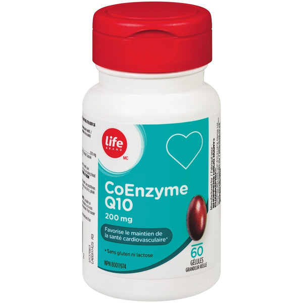 Suplemento Coenzima Q10 200 mg Life Brand