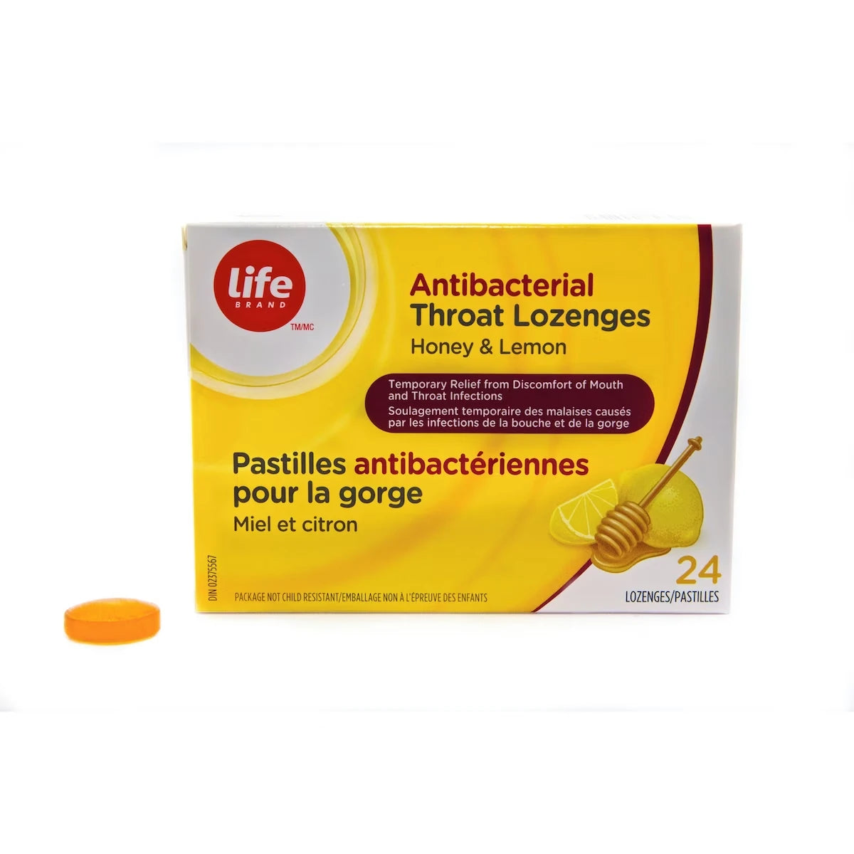 Pastillas Antibacterianas para la Garganta Life Brand