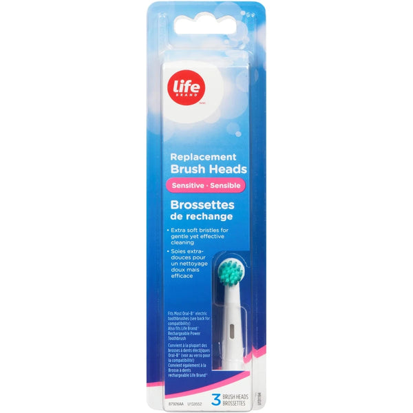Cabezales de Repuesto Cepillo Dental Sensible Life Brand