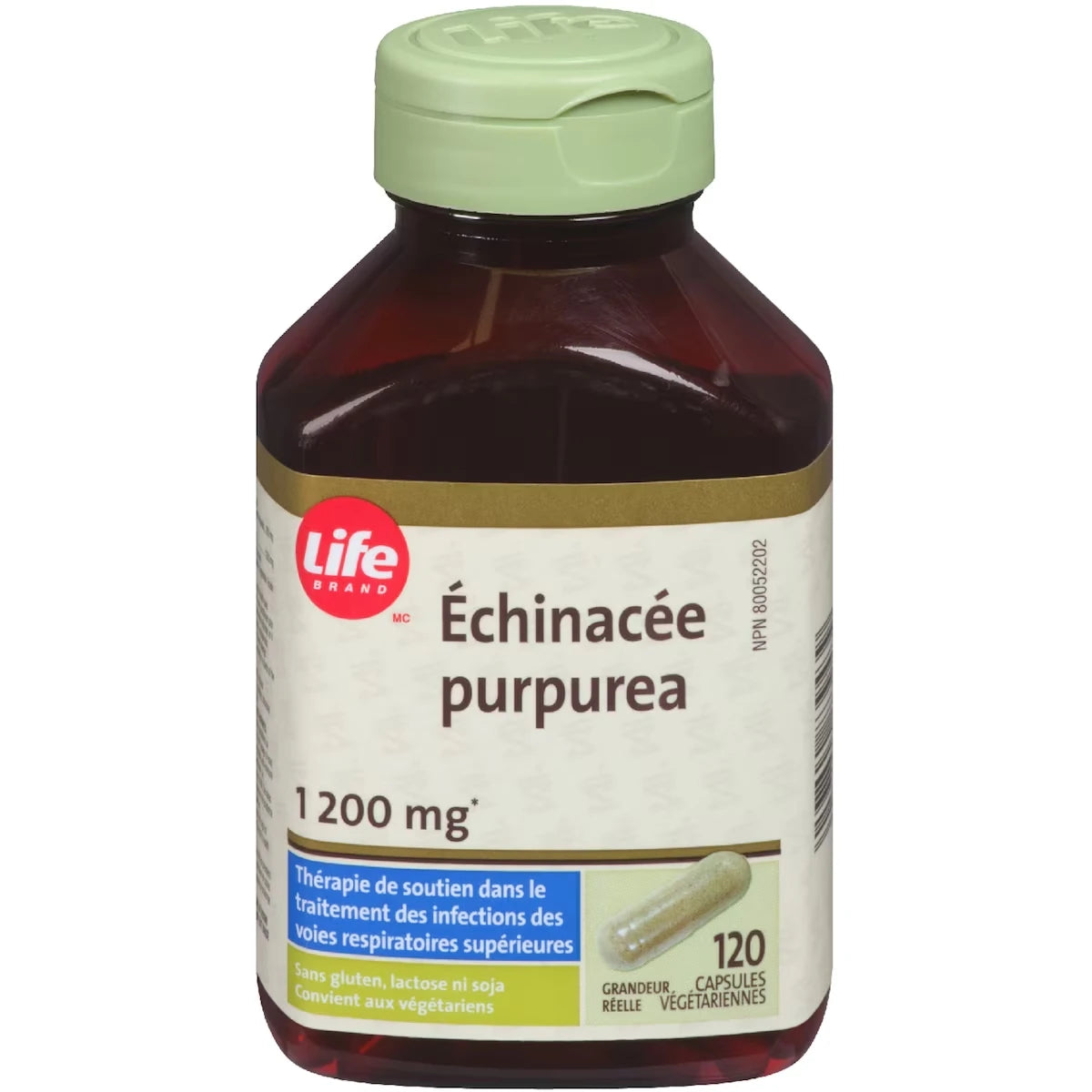 Suplemento Equinácea Purpúrea 1200 mg Life Brand