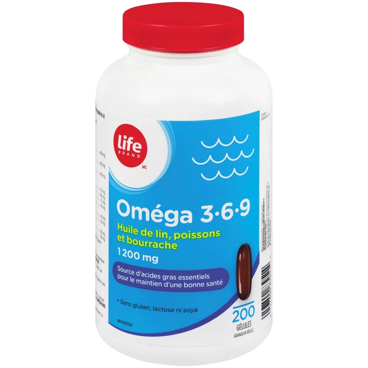 Suplemento Omega 3-6-9 1200 mg Life Brand