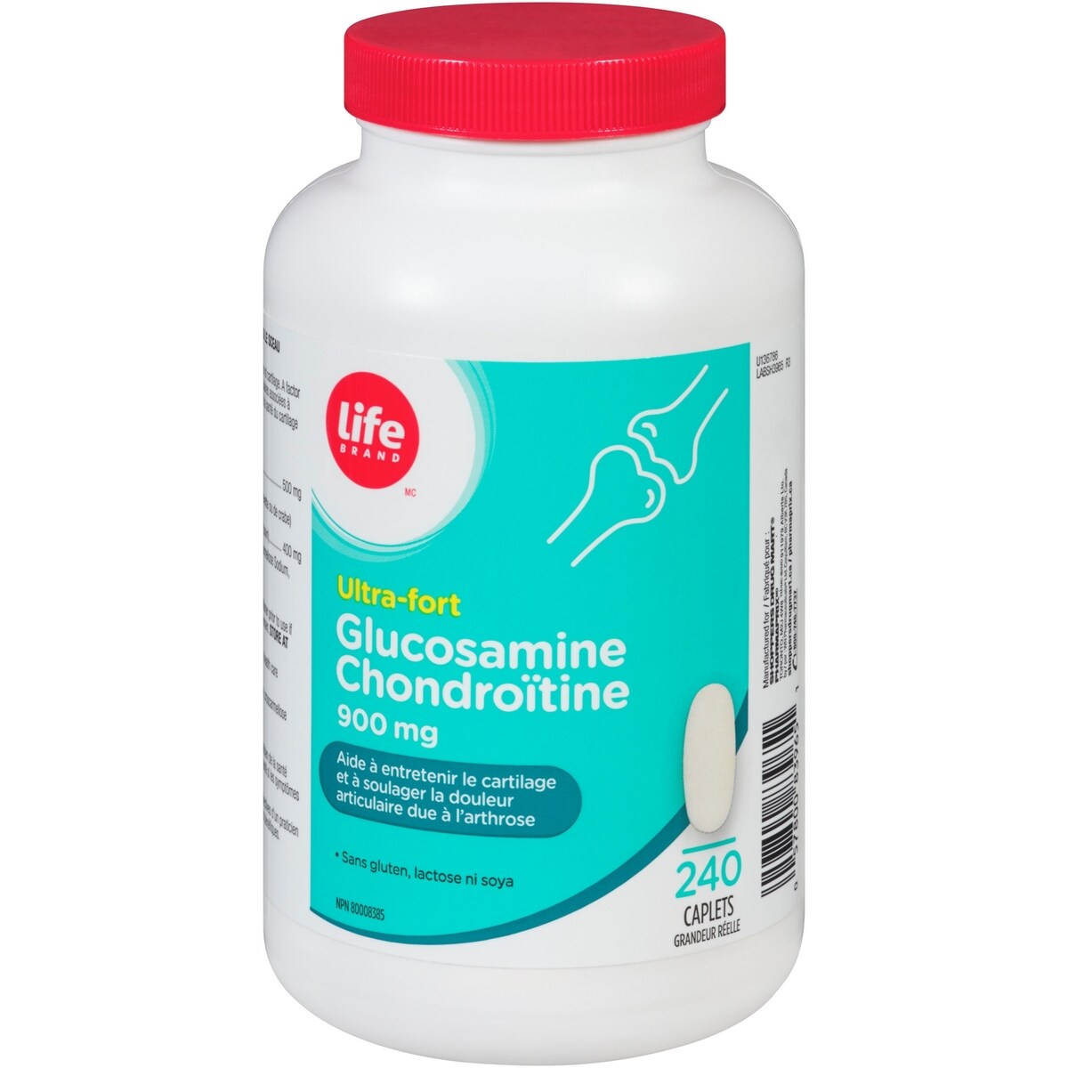 Alivio Glucosamina Condroitina Ultra Fuerte 900 mg Life Brand