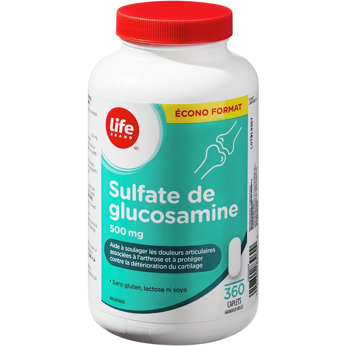 Sulfato de Glucosamina 500 mg Life Brand