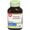 Suplemento Picolinato de Cromo 250 mcg Life Brand