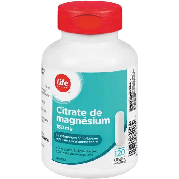 Citrato de Magnesio 150 mg Life Brand