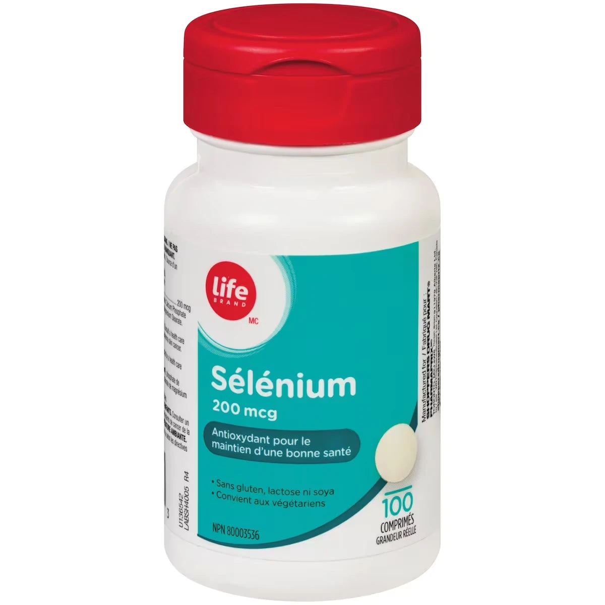 Suplemento de Selenio 200 mcg Life Brand
