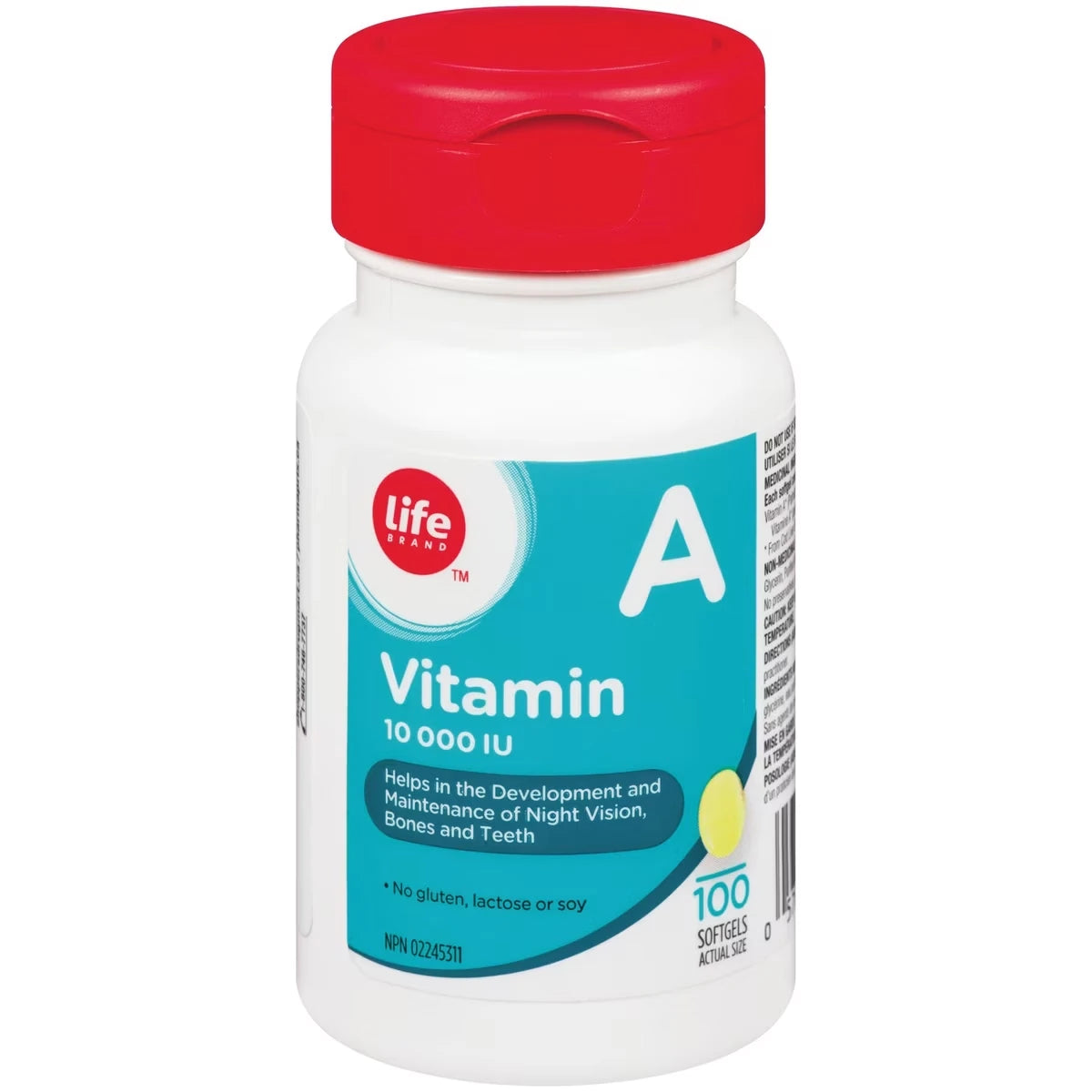 Vitaminas A 10.000 UI Life Brand