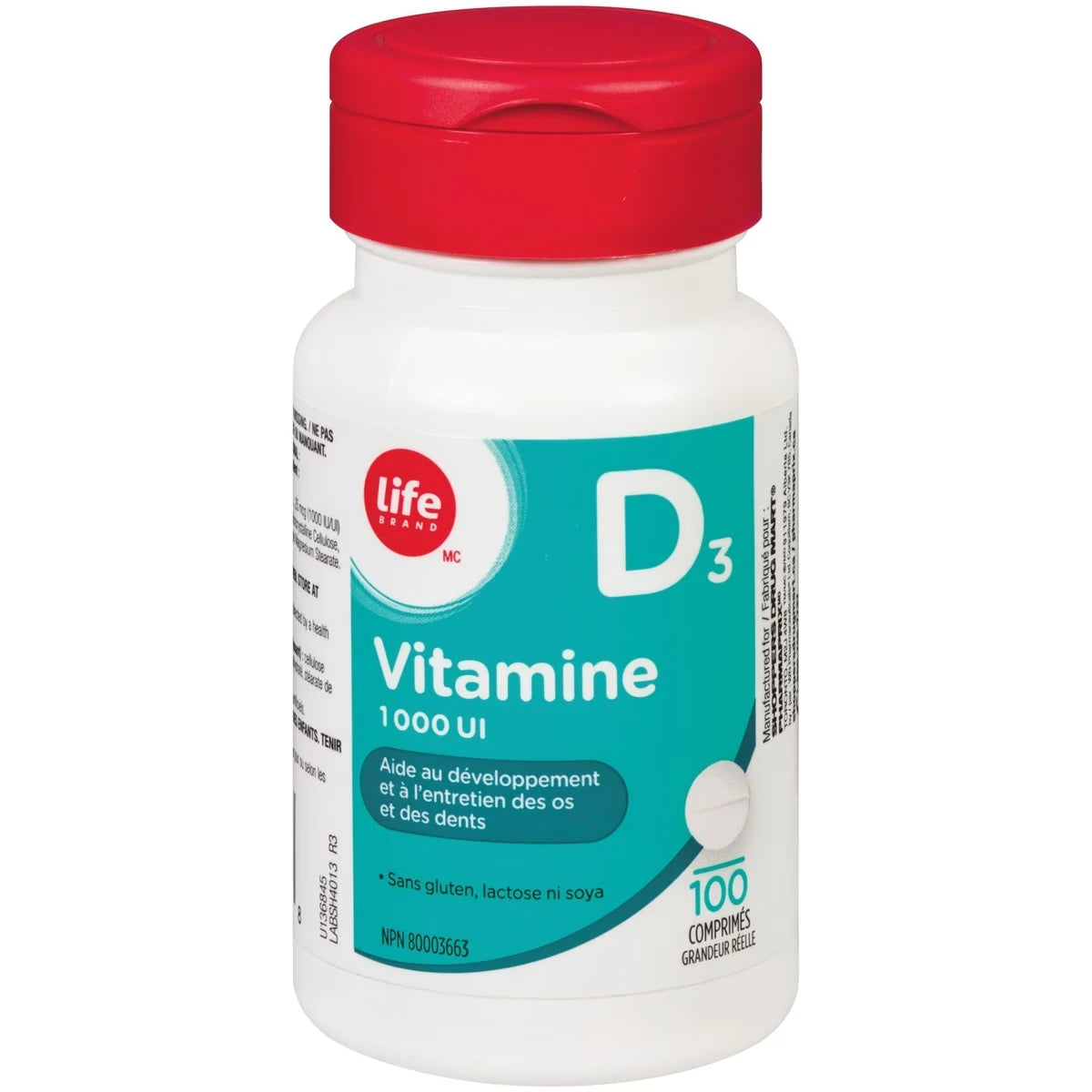 Vitamina D 1000 IU Life Brand