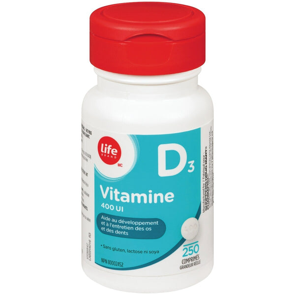Vitamina D 400 IU Life Brand