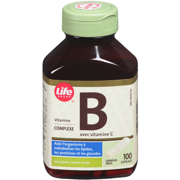 Complejo Vitamínico B con Vitamina C Life Brand