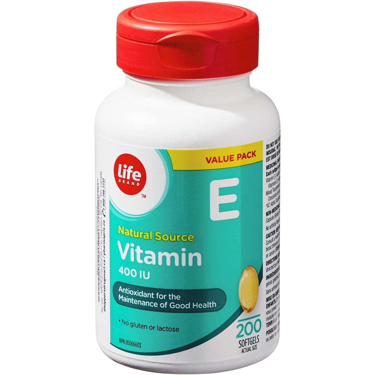 Vitaminas E 400UI SN Life Brand