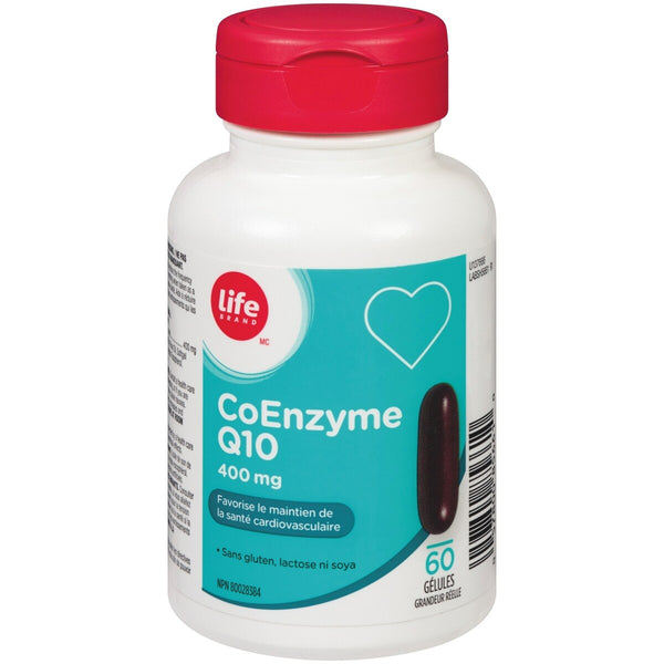 Suplemento Coenzima Q10 400 mg Life Brand