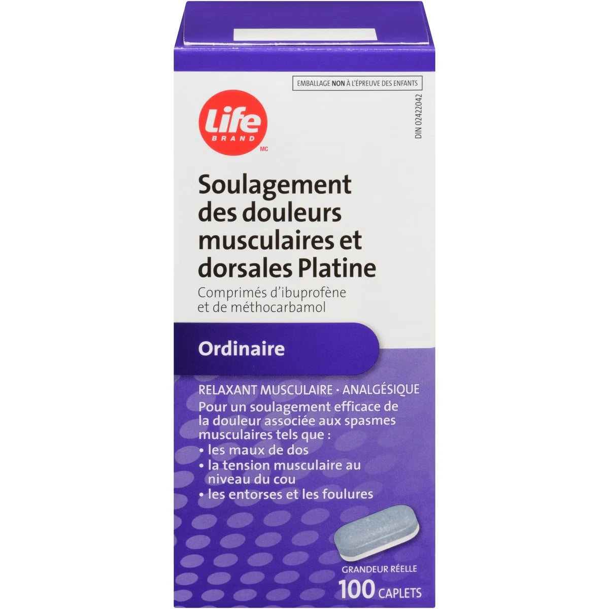 Analgésico Muscular y de Espalda Platino Life Brand