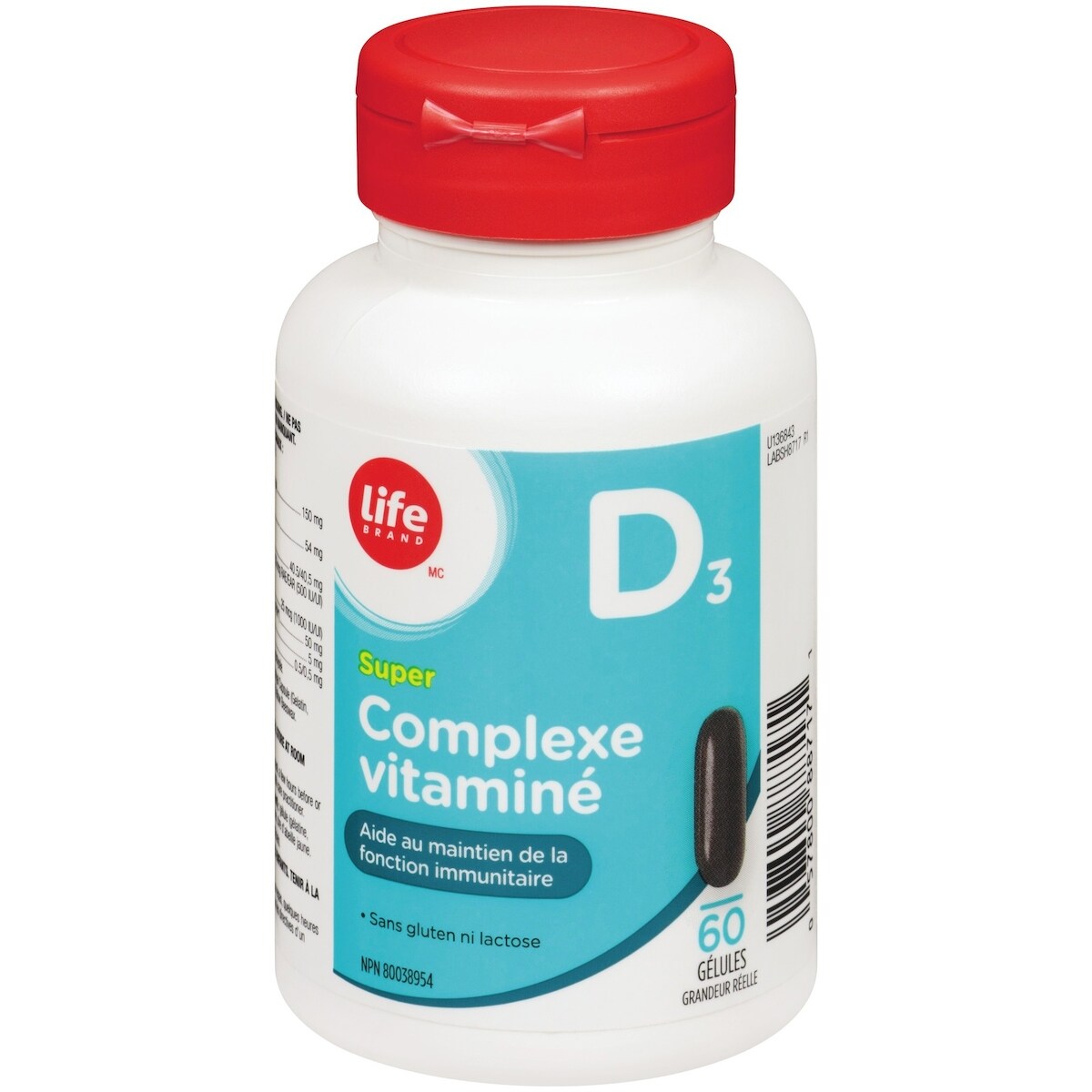 Suplemento Complejo de Vitamina D Life Brand