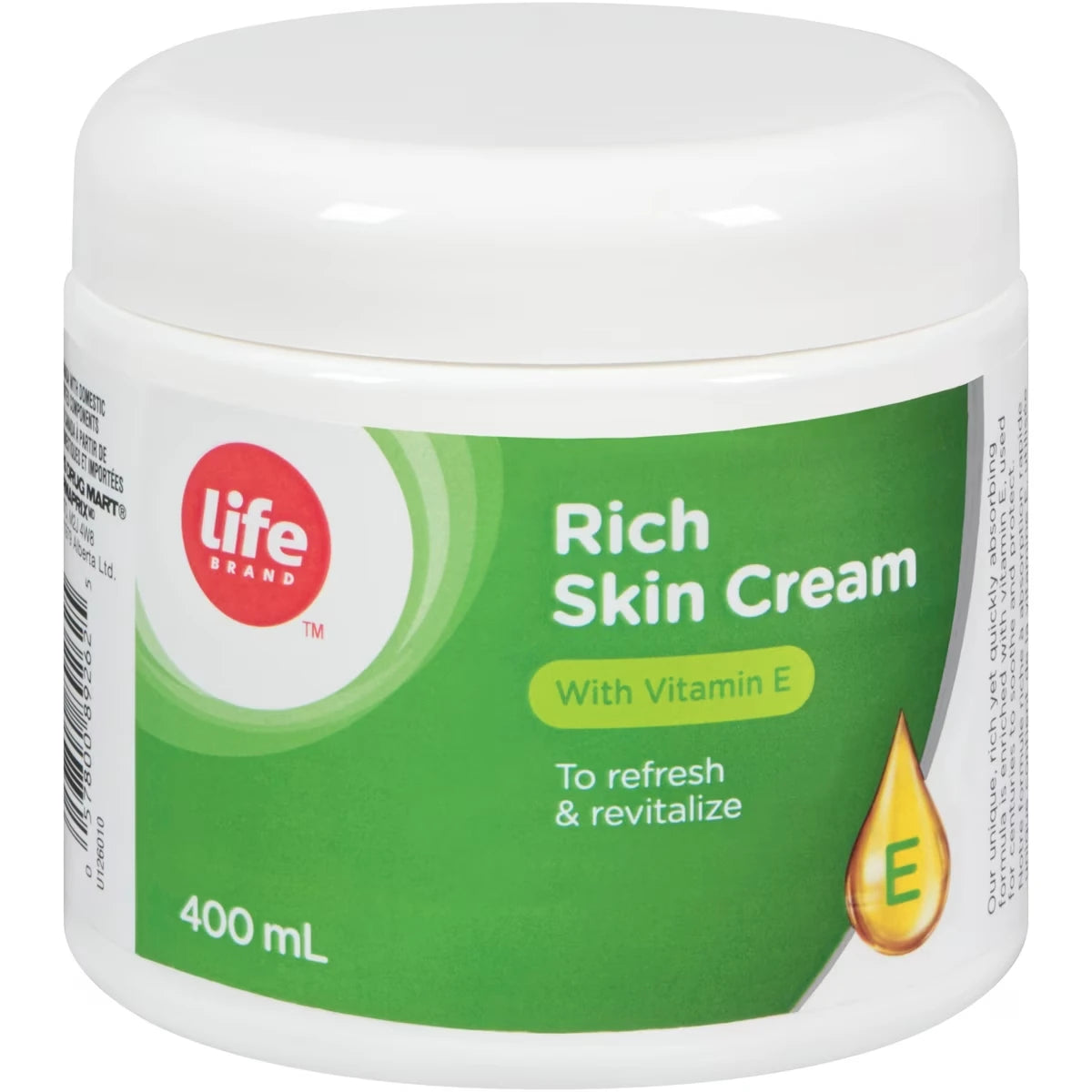 Rico en Nutrientes Piel Crema Natural Aloe Vera Life Brand